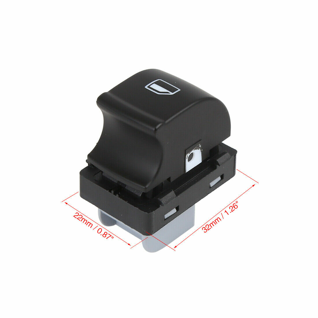 AUDI A3 2003 - 2008 CAM AÇMA DÜĞMESİ TEKLİ - resim 1