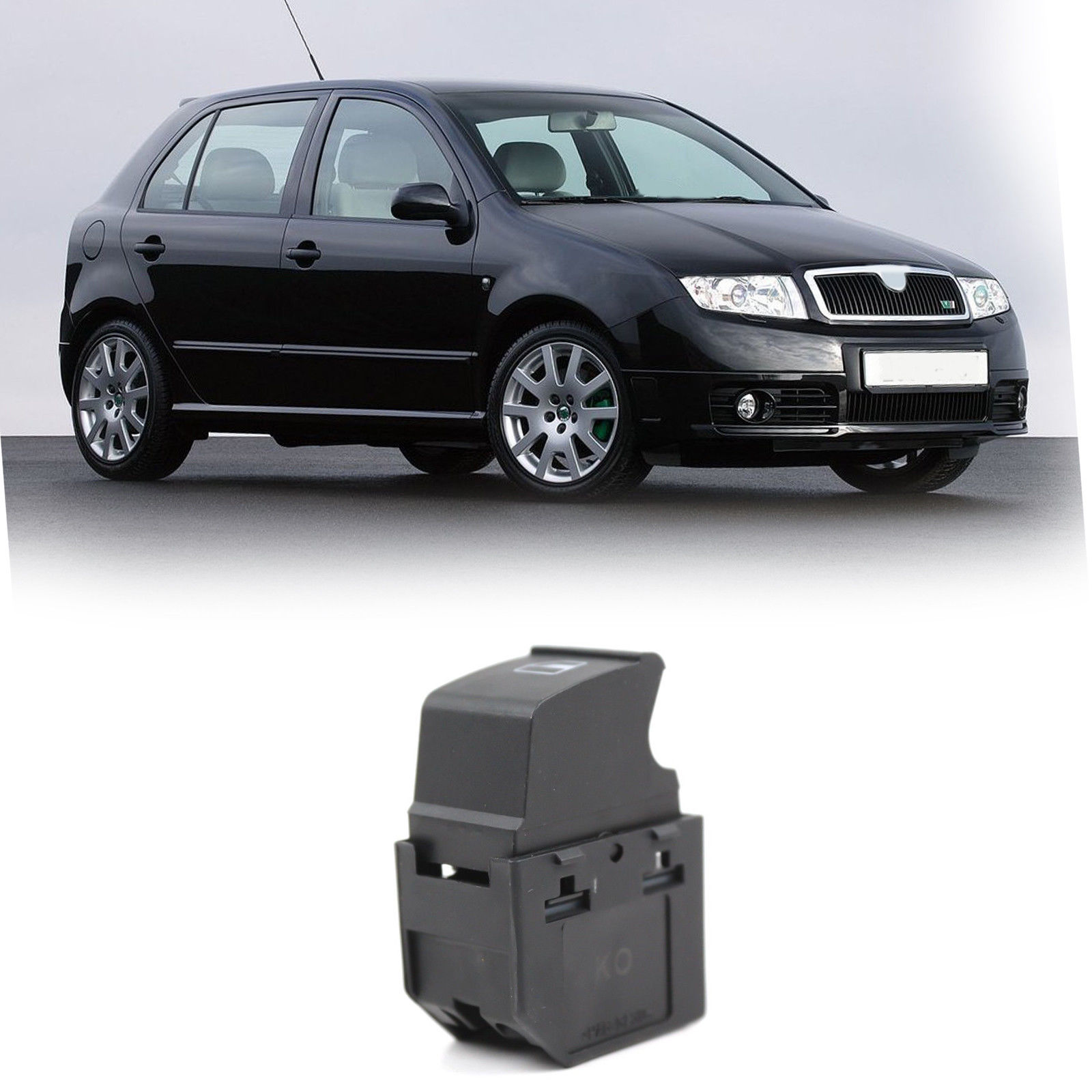 SKODA OCTAVİA 1999-2008 CAM AÇMA DÜĞMESİ TEK ÖN SAĞ - resim 1