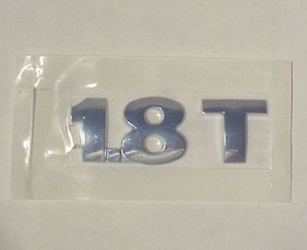 VOLKSWAGEN GOLF 1998-2005 1.8T ARKA BAGAJ YAZISI KROM - resim 1